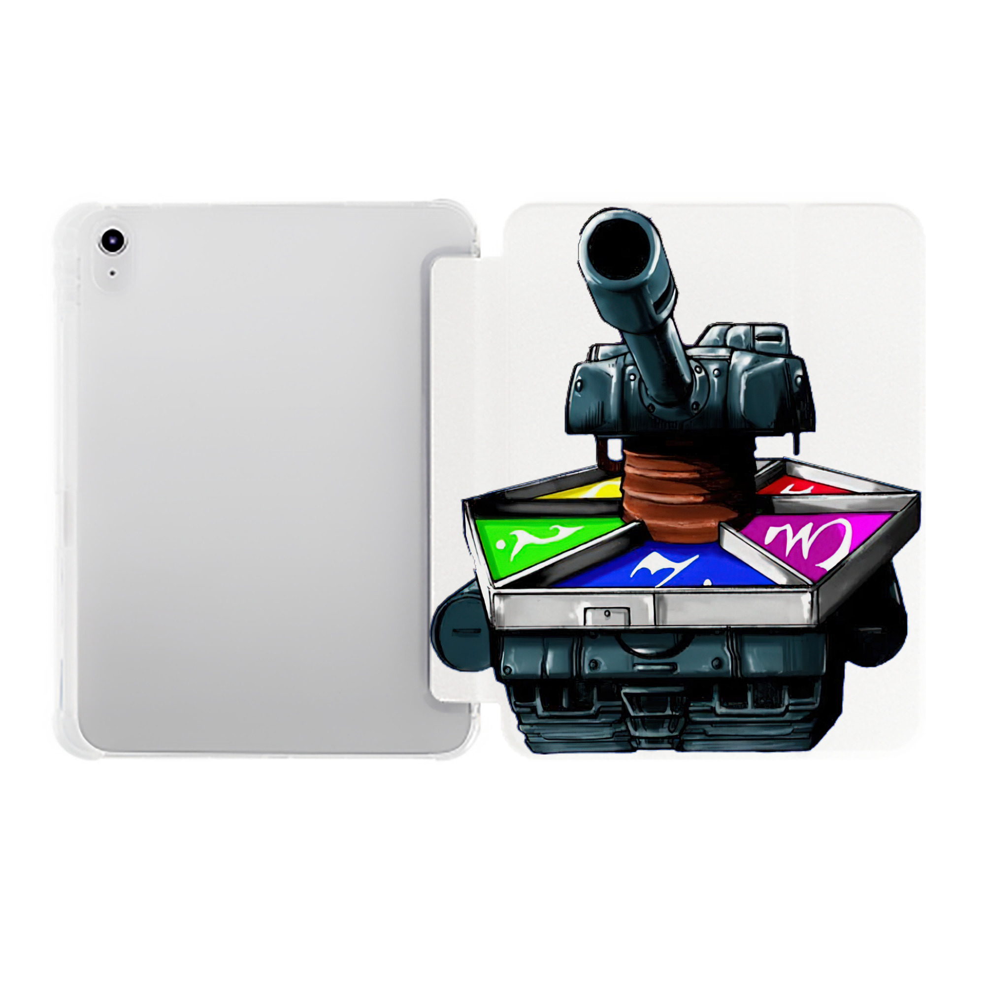（画像用） 遊☆戯☆王 Yu-Gi-Oh! IPad ケース ペン収納付き 三つ折りスタンド PUレザー×シリコン 対応機種9.5/10.5/10.9インチ